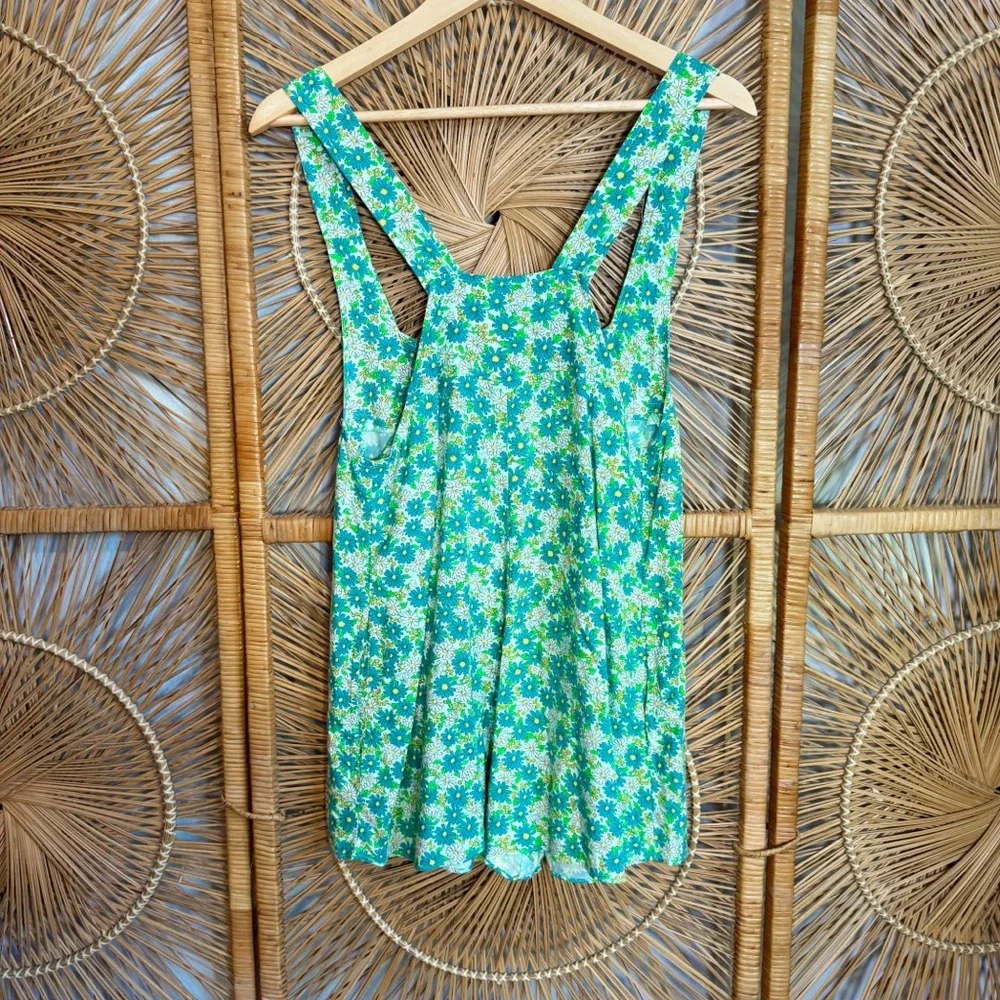 Urban Outfitters UO Pocket Full Posey Floral Playsuit Romper Jumpsuit SZ S - Picture 6 of 7